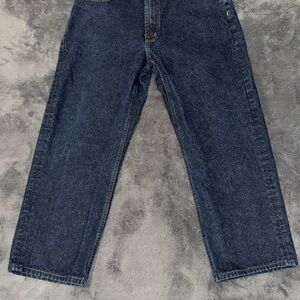 Nautica Men's Straight Fit Dark Blue Jeans